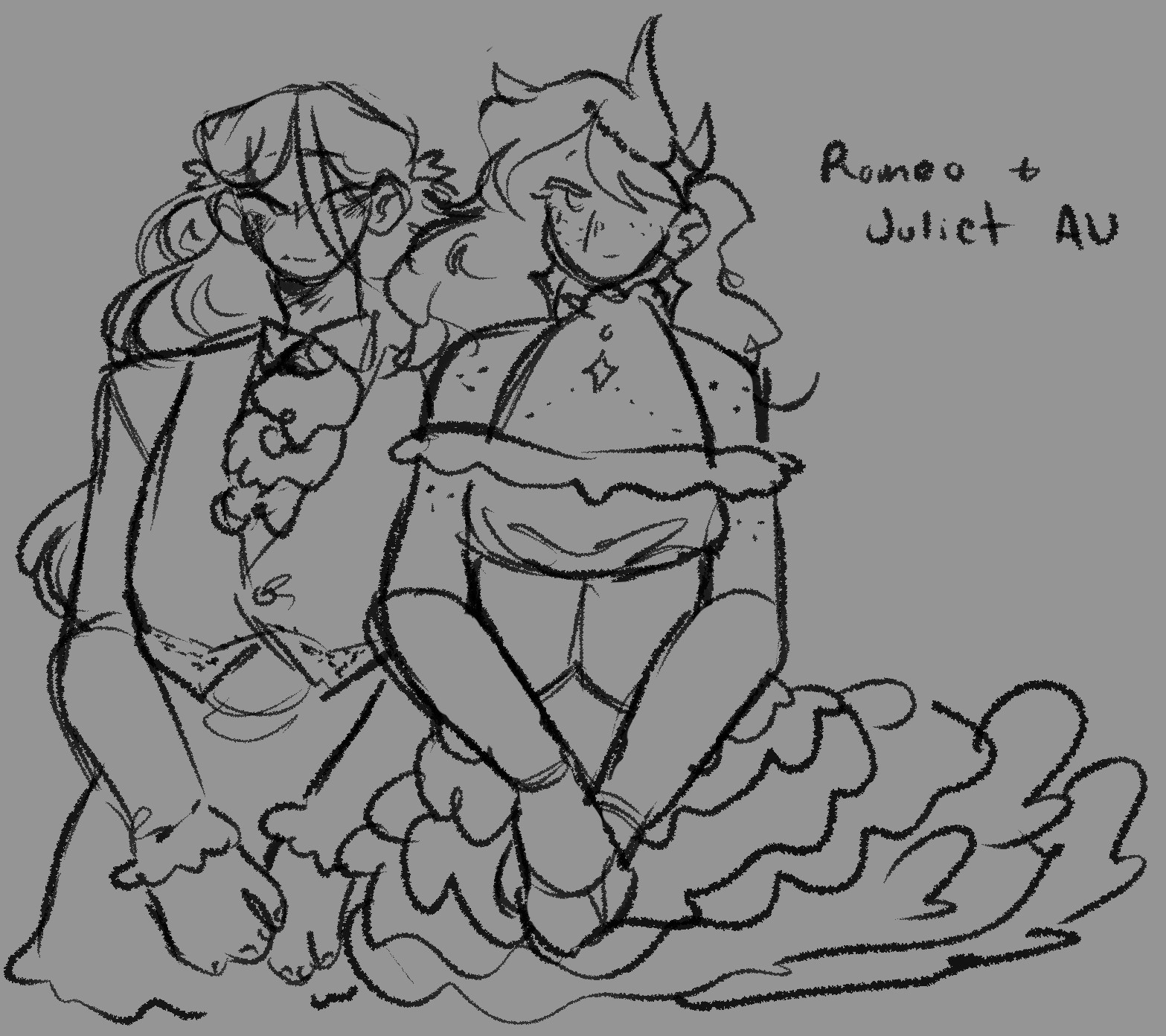 OC ship Romeo/Juliet AU